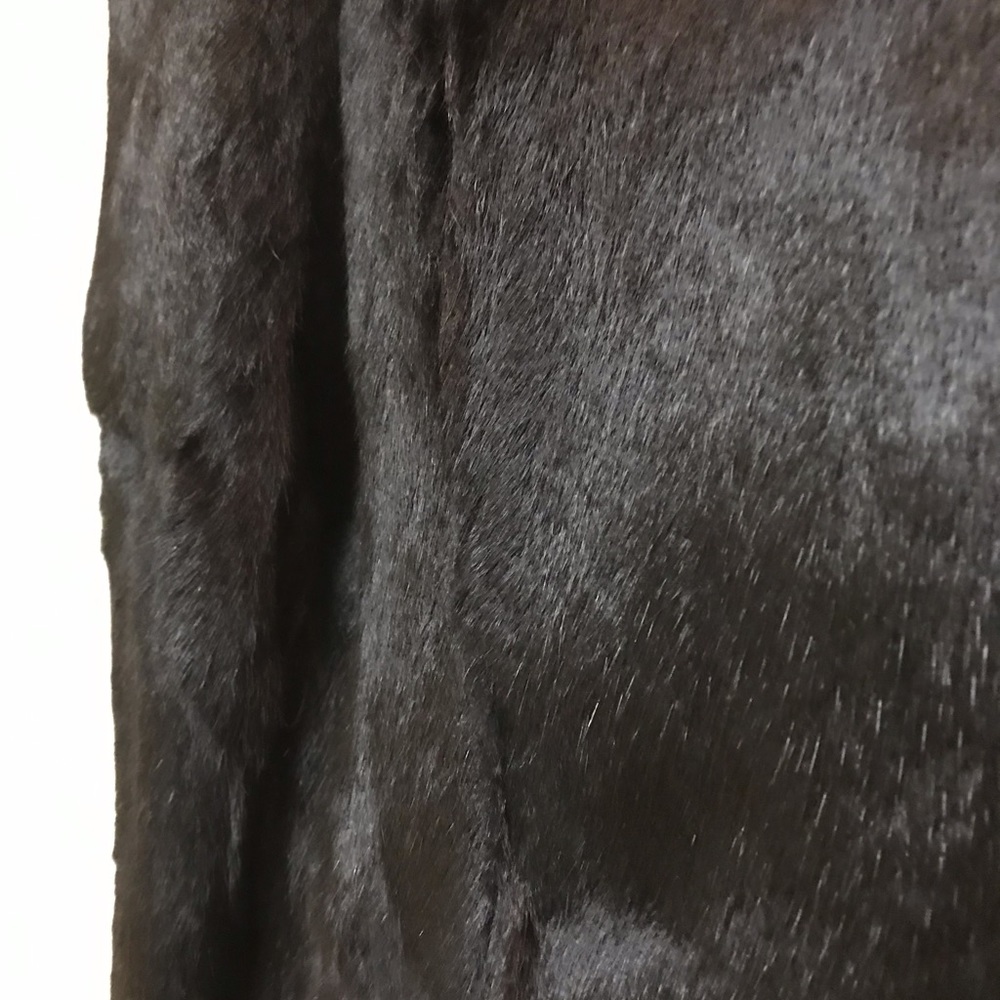 Echt Pelz Rabbit Fur Pea Coat - Picture 5 of 8